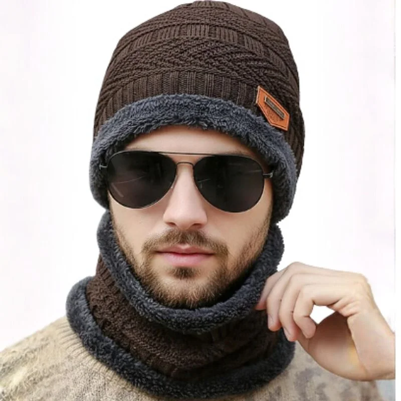 Winter Wool Cap with Neck Warmer Set - Image 6