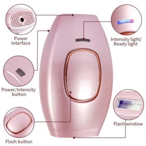 IPL Laser Hair Removal Device  | Permanent Hair Reduction Epilator | Painless Body Hair Remover